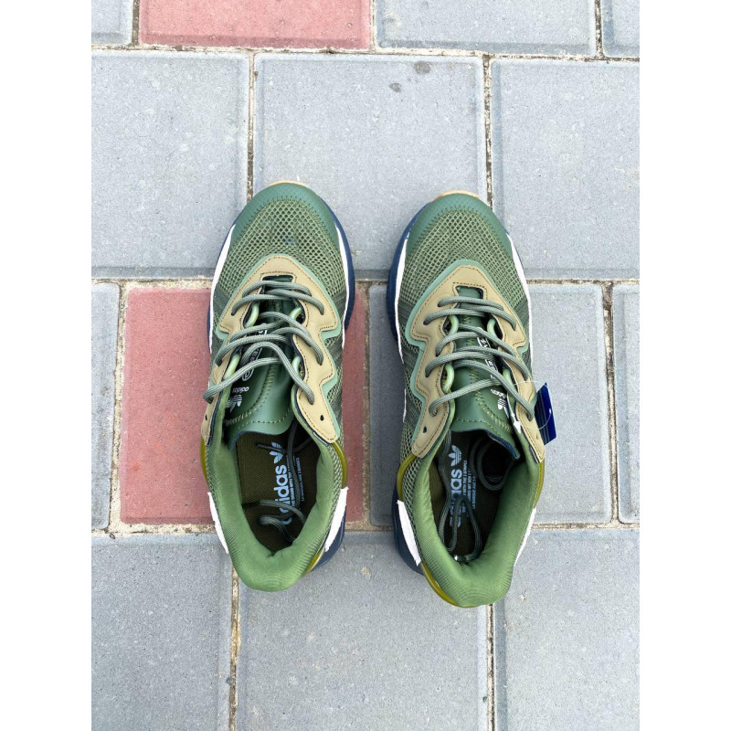 Кросівки Adidas Ozweego Adiprene Pride Green Beige
