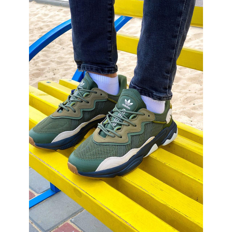 Кросівки Adidas Ozweego Adiprene Pride Green Beige