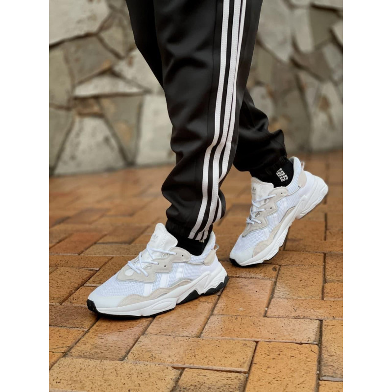 Кросівки Adidas Ozweego Adiprene Pride White Beige Black