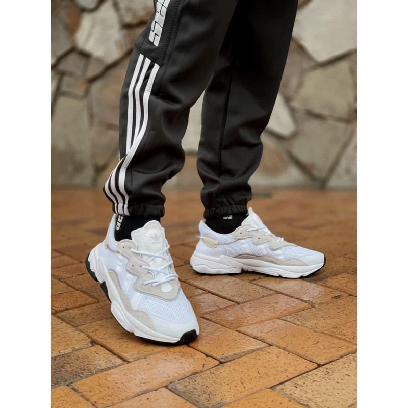 Кросівки Adidas Ozweego Adiprene Pride White Beige Black