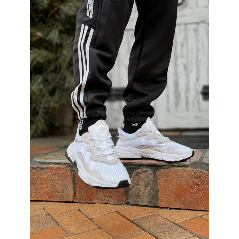 Кросівки Adidas Ozweego Adiprene Pride White Beige Black