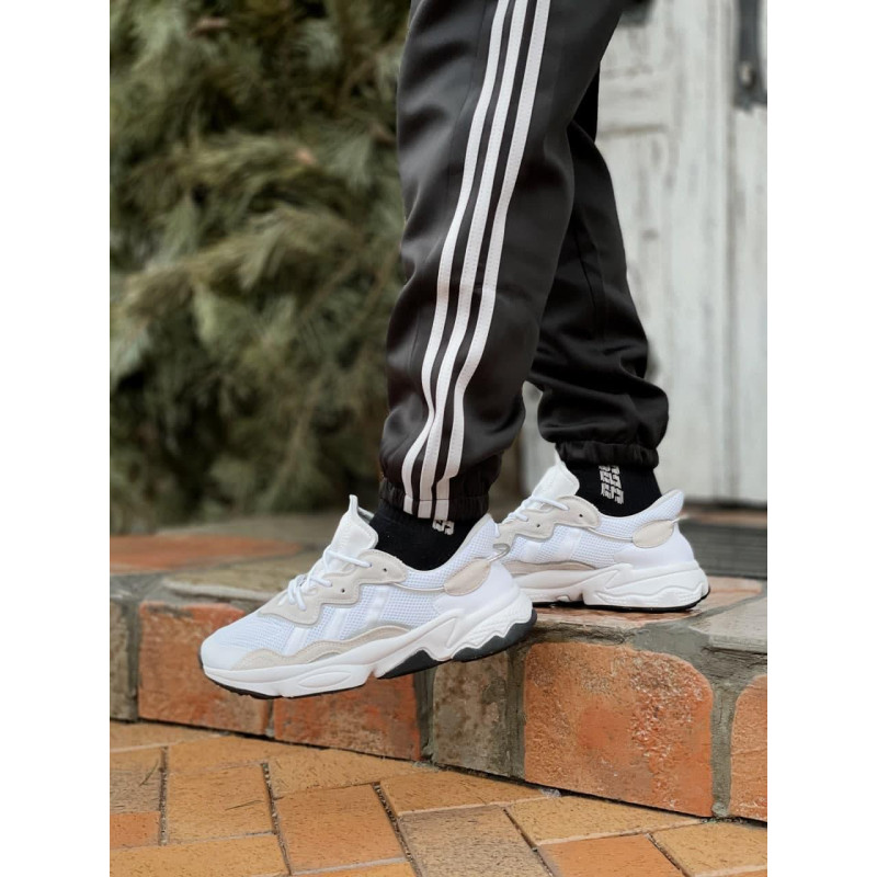 Кросівки Adidas Ozweego Adiprene Pride White Beige Black