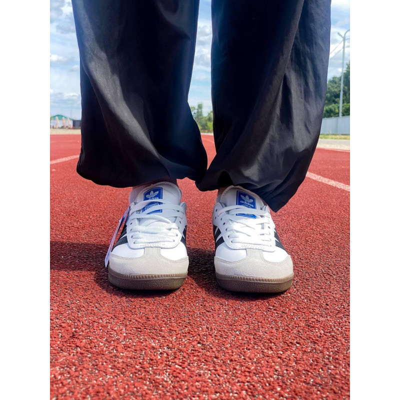 Кросівки Adidas Samba OG Vegan Low White Black
