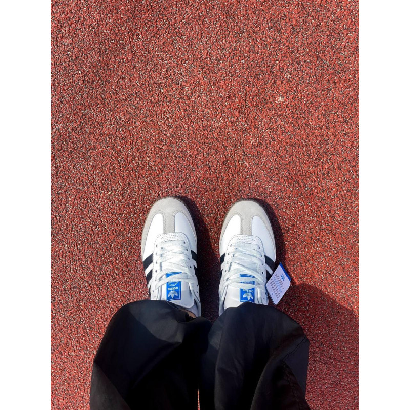 Кросівки Adidas Samba OG Vegan Low White Black