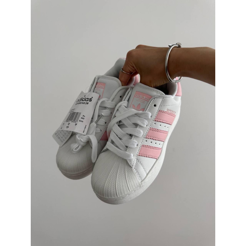 Кросівки Adidas Superstar Platform White Pink