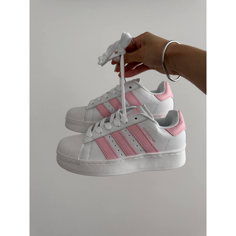 Кросівки Adidas Superstar Platform White Pink