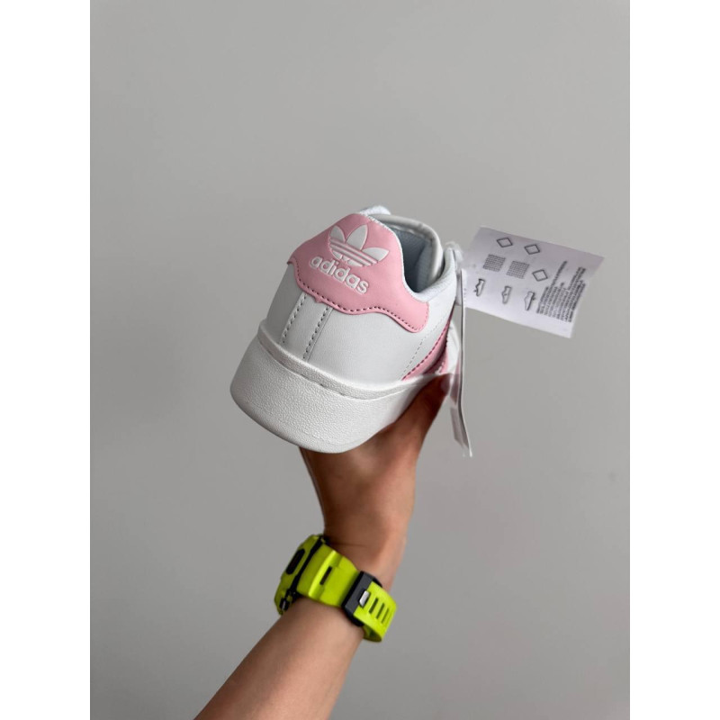 Кросівки Adidas Superstar Platform White Pink