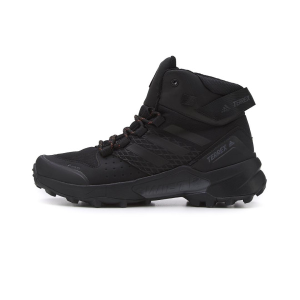 Кросівки Adidas Terrex Gore-Tex High Black Orange Fur