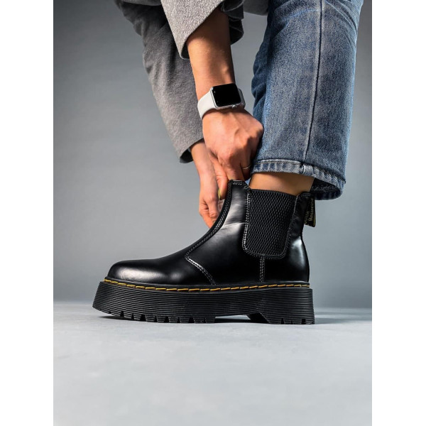 Черевики Dr. Martens Platform Chelsea Black 3