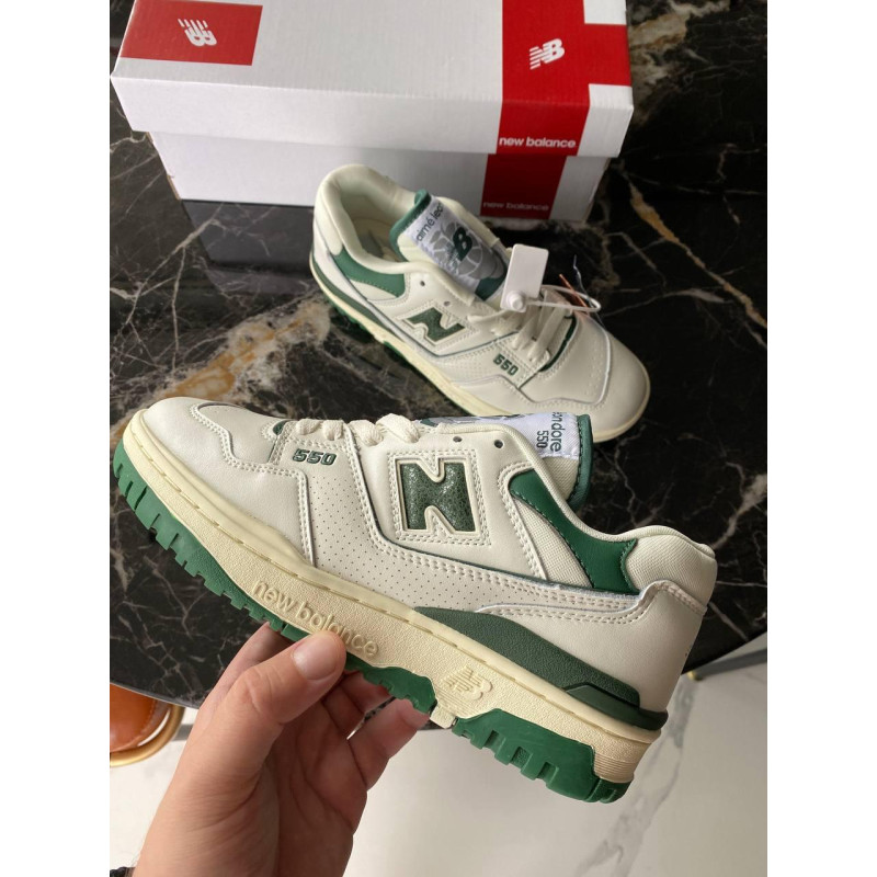 Кросівки New Balance 550 Green Lether Leon Dore