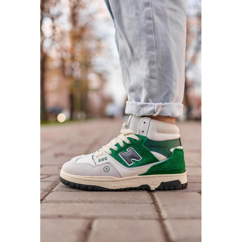 Кросівки New Balance 650 Hight Green White Fur