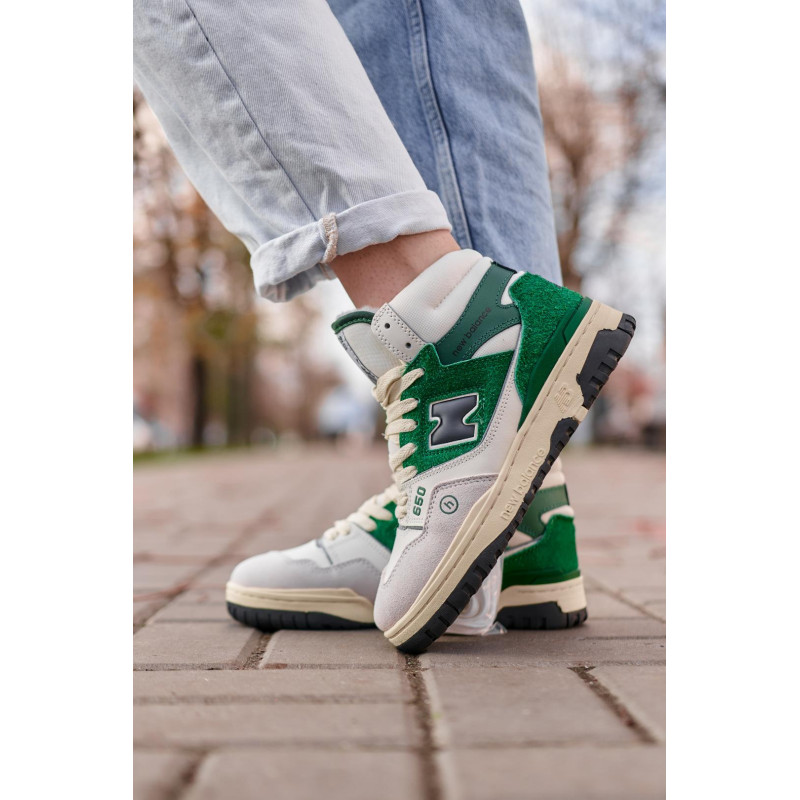 Кросівки New Balance 650 Hight Green White Fur