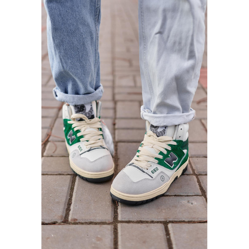 Кросівки New Balance 650 Hight Green White Fur