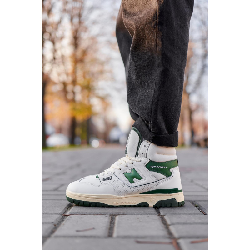 Кросівки New Balance 650 Hight White Green Fur