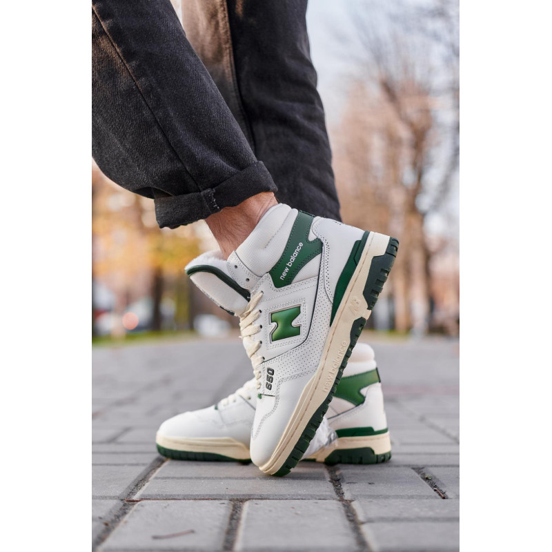 Кросівки New Balance 650 Hight White Green Fur