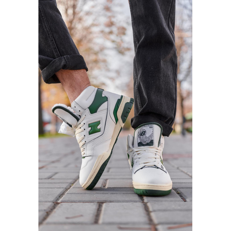 Кросівки New Balance 650 Hight White Green Fur