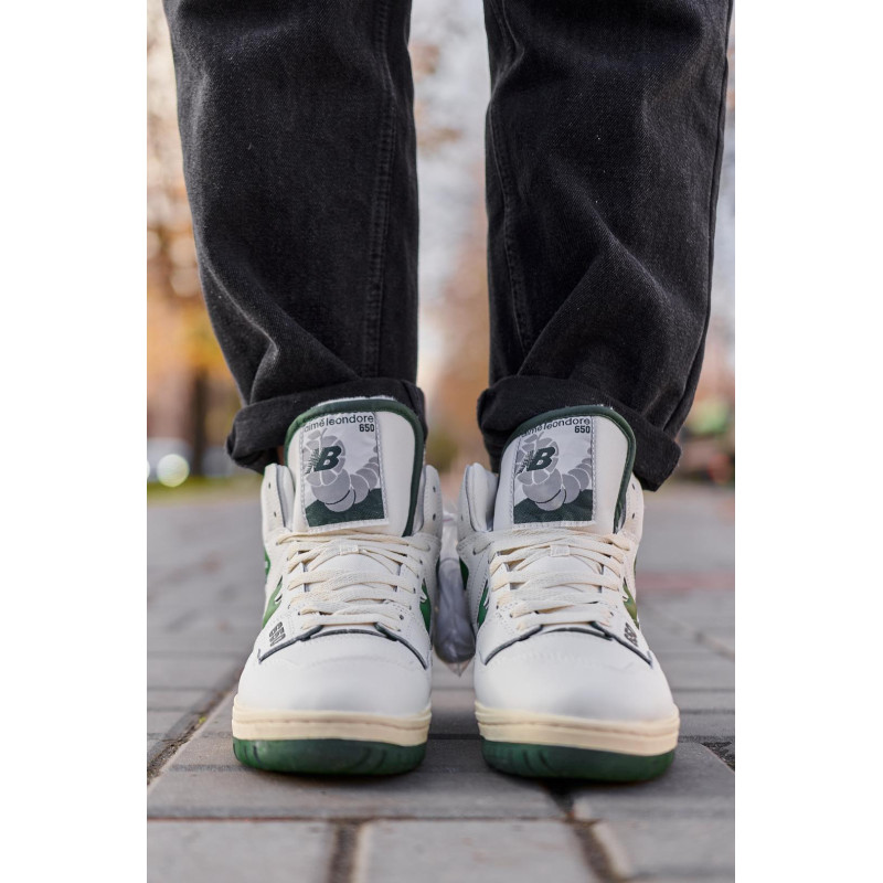 Кросівки New Balance 650 Hight White Green Fur