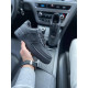 Кросівки Nike Air Force 1 Classic Black (Матова шкіра)