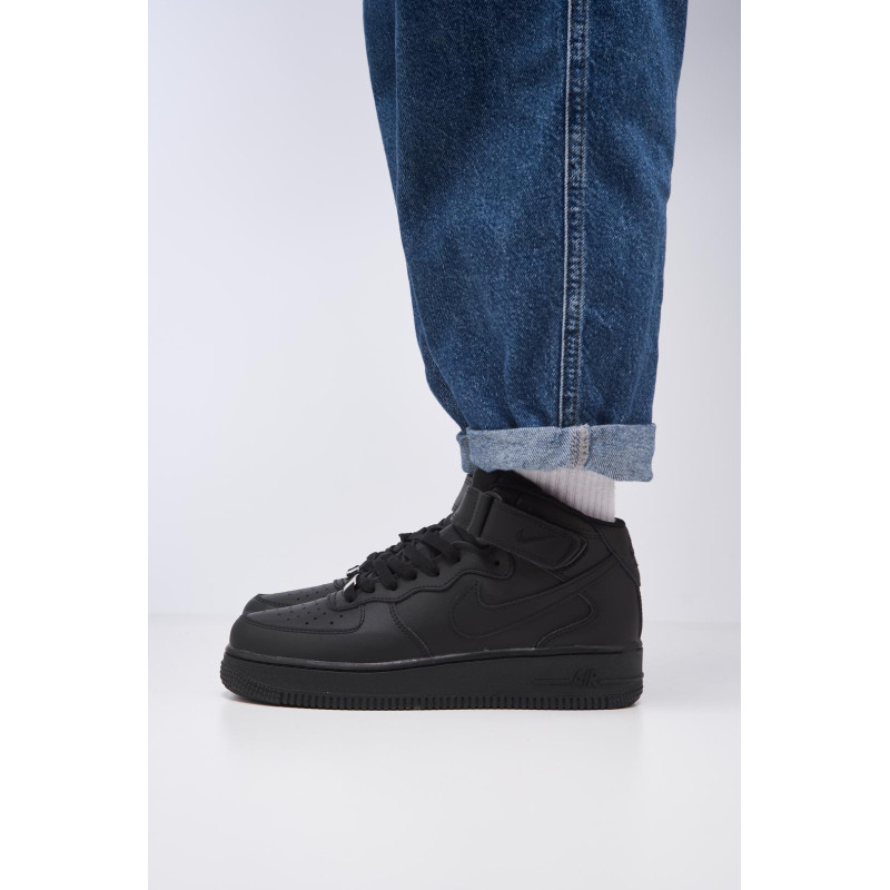 Кросівки Nike Air Force 1 High Fur Black