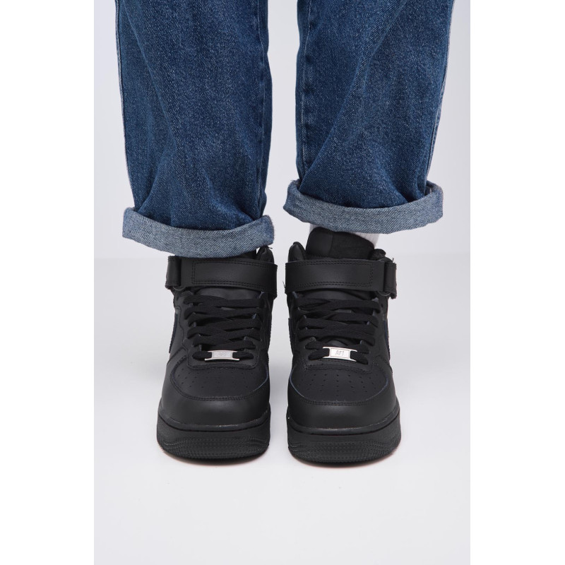 Кросівки Nike Air Force 1 High Fur Black