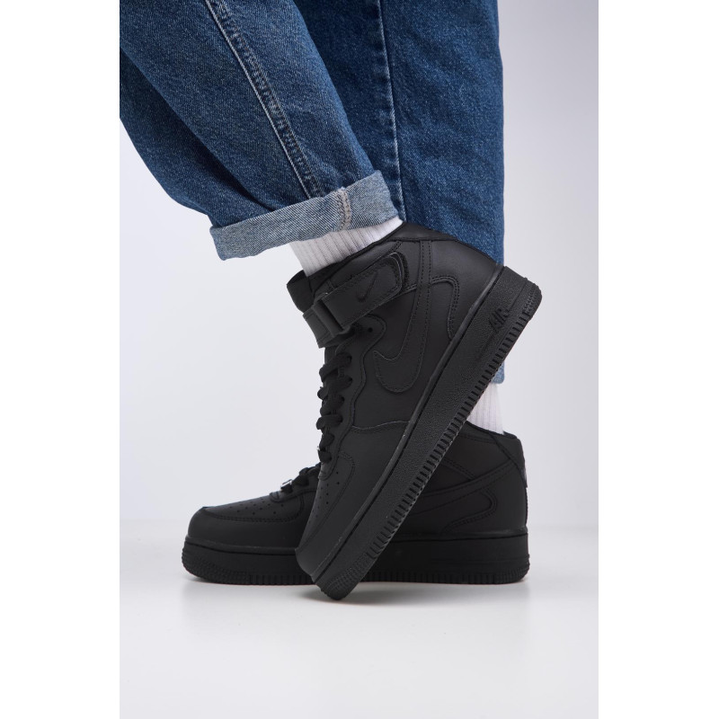 Кросівки Nike Air Force 1 High Fur Black