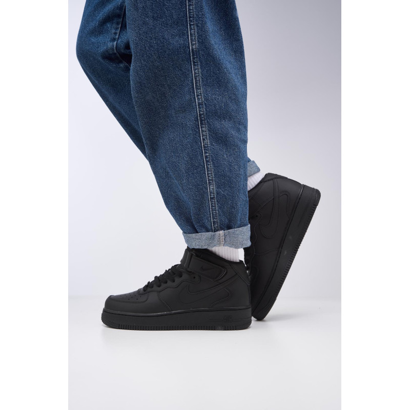Кросівки Nike Air Force 1 High Fur Black