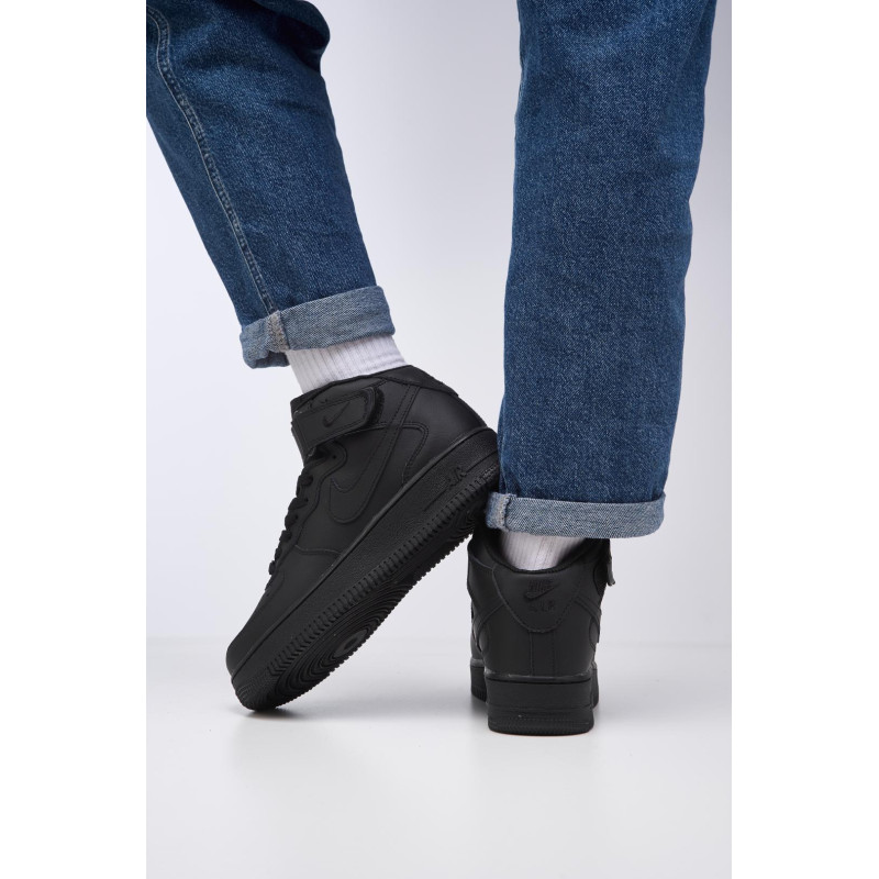 Кросівки Nike Air Force 1 High Fur Black