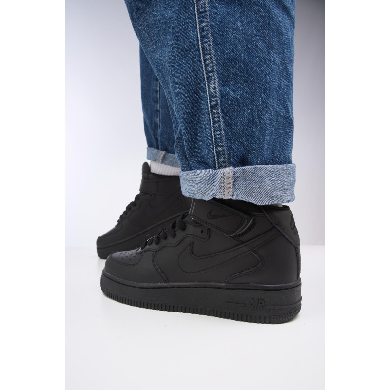 Кросівки Nike Air Force 1 High Fur Black