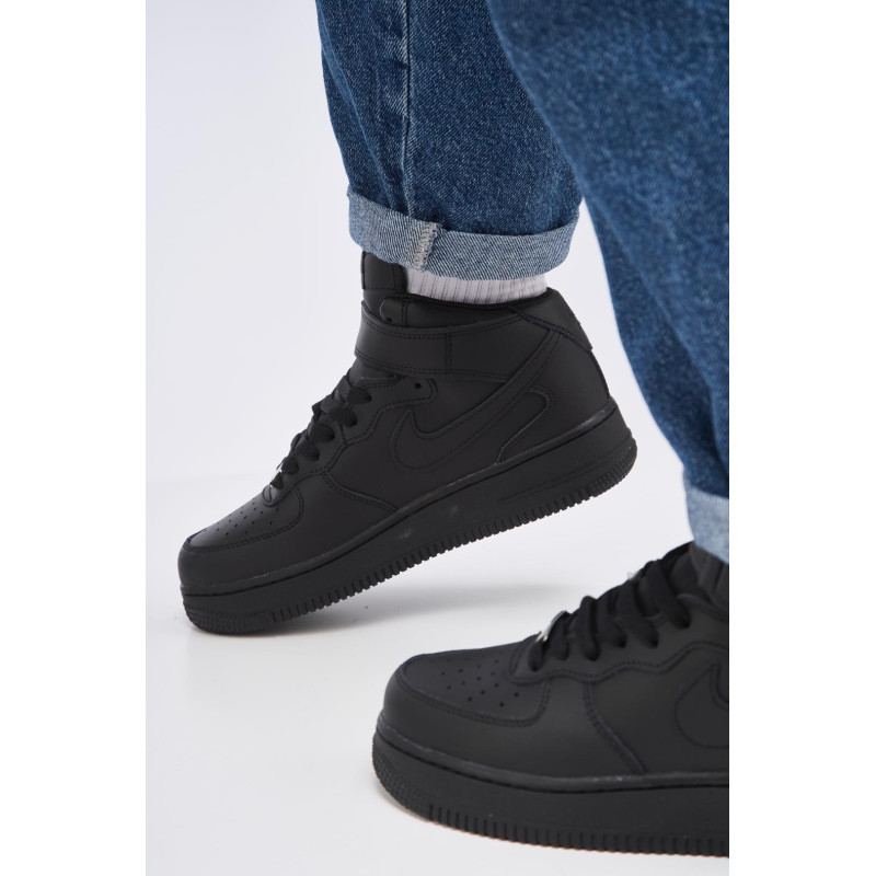 Кросівки Nike Air Force 1 High Fur Black
