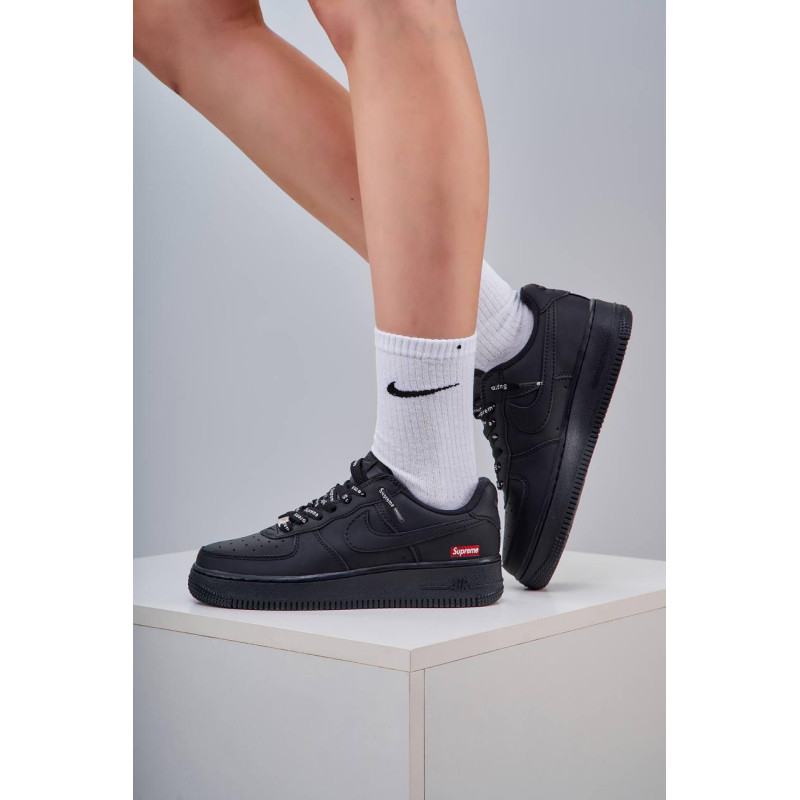 Кросівки Nike Air Force 1 Supreme Black