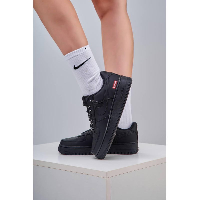 Кросівки Nike Air Force 1 Supreme Black