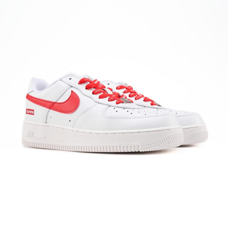 Кросівки Nike Air Force 1 x Supreme White Red