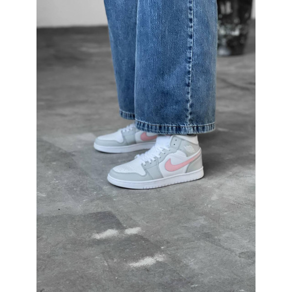 Кросівки Nike Air Jordan 1 Retro High Grey Orange
