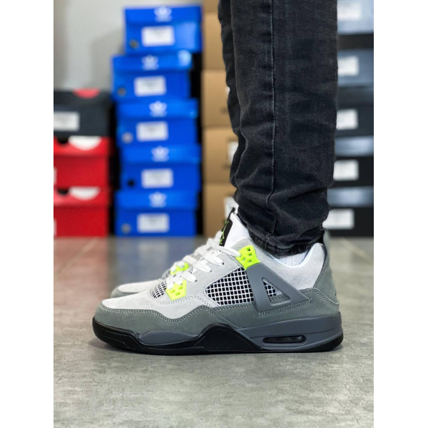 Кросівки Nike Air Jordan Retro 4 SE Neon 2.0