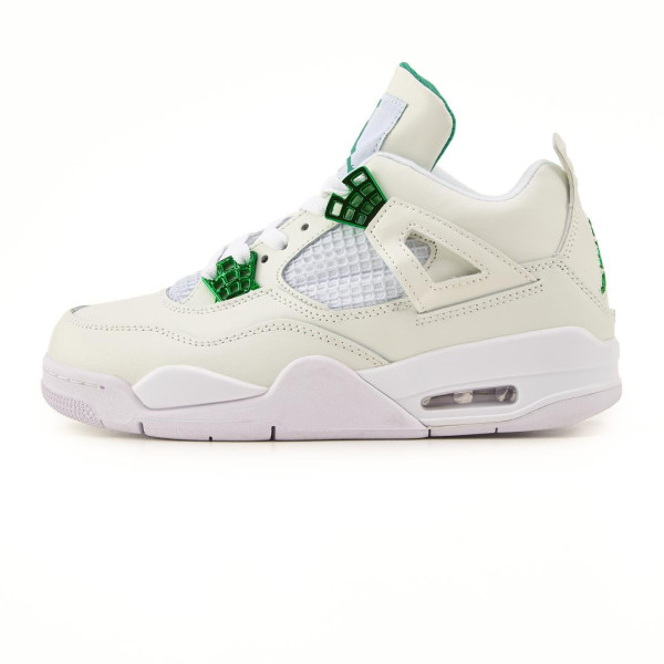 Кросівки Nike Air Jordan Retro 4 White Green v2