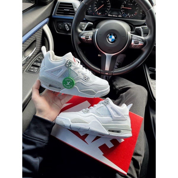 Кросівки Nike Air Jordan Retro 4 White Oreo