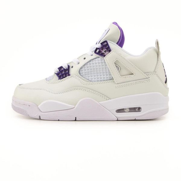 Кросівки Nike Air Jordan Retro 4 White Purple
