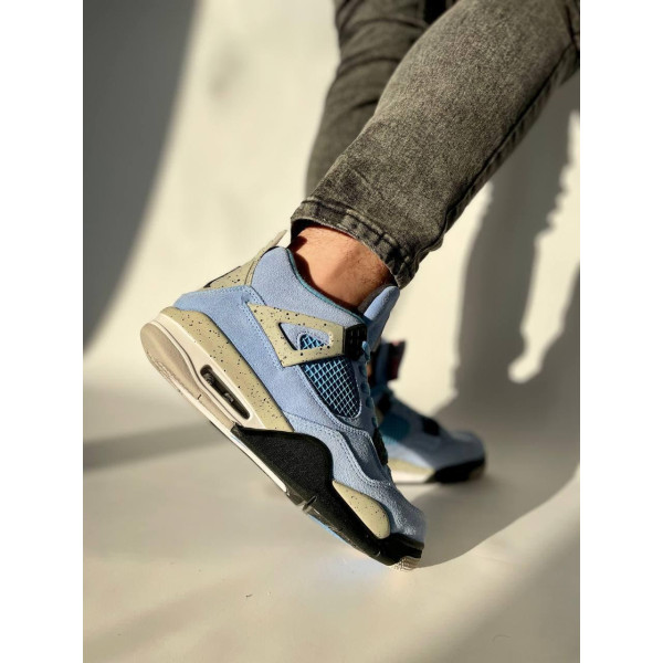 Кросівки Nike Air Jordan Retro 4SE University Blue Tech Grey Blue Black