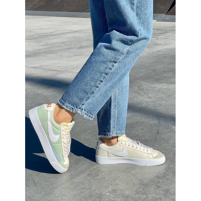 Кросівки Nike Blazer Low 77 Vintage Leather Green Beige’
