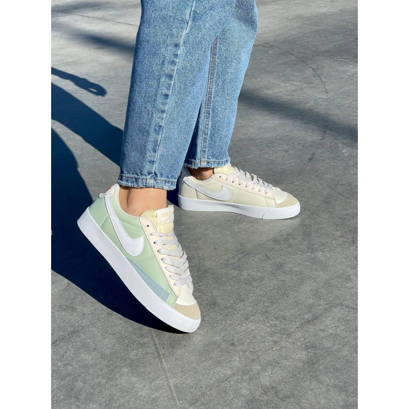 Кросівки Nike Blazer Low 77 Vintage Leather Green Beige’