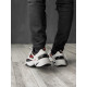 Кросівки Nike M2K Tekno Black White «Red Logo»