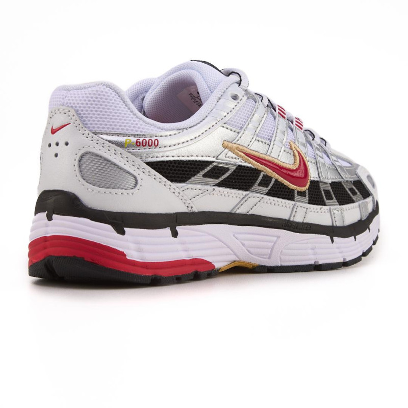 Кросівки Nike P6000 White Silver Black Red