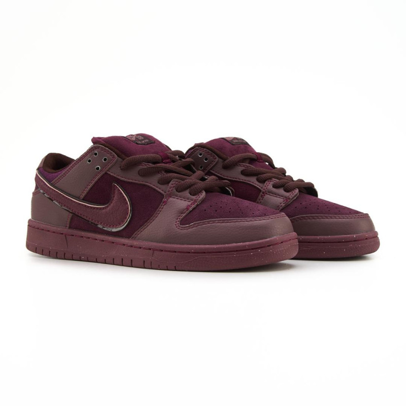 Кросівки Nike Sb Dunk Low City Of Love Burgundy Crush