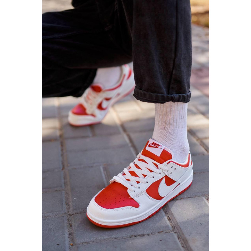 Кросівки Nike SB Dunk Low Retro Red White