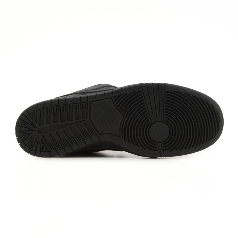 Кросівки NIke SB Dunk Low Total Black Leather