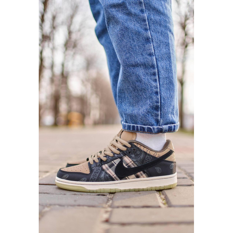 Кросівки Nike SB Dunk Low x Travis Scott Cactus Jack Brown v2