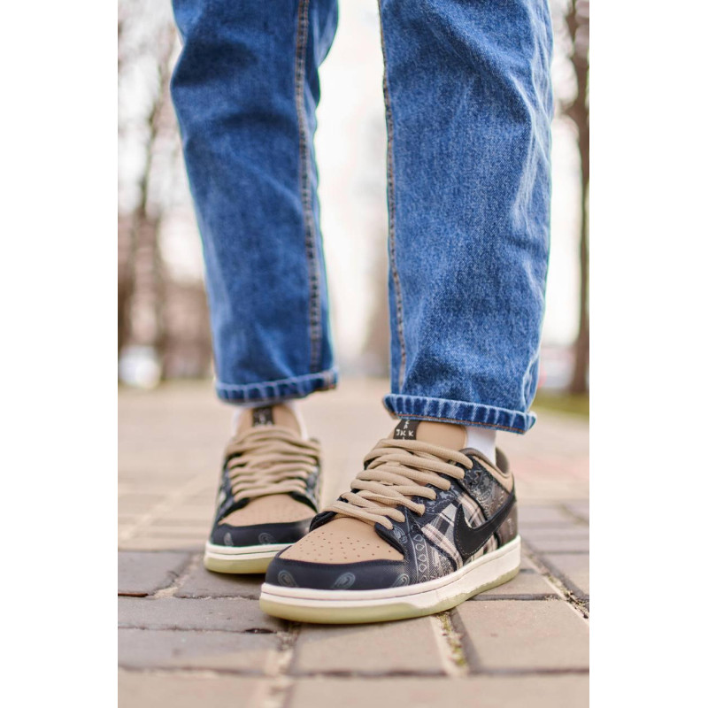 Кросівки Nike SB Dunk Low x Travis Scott Cactus Jack Brown v2