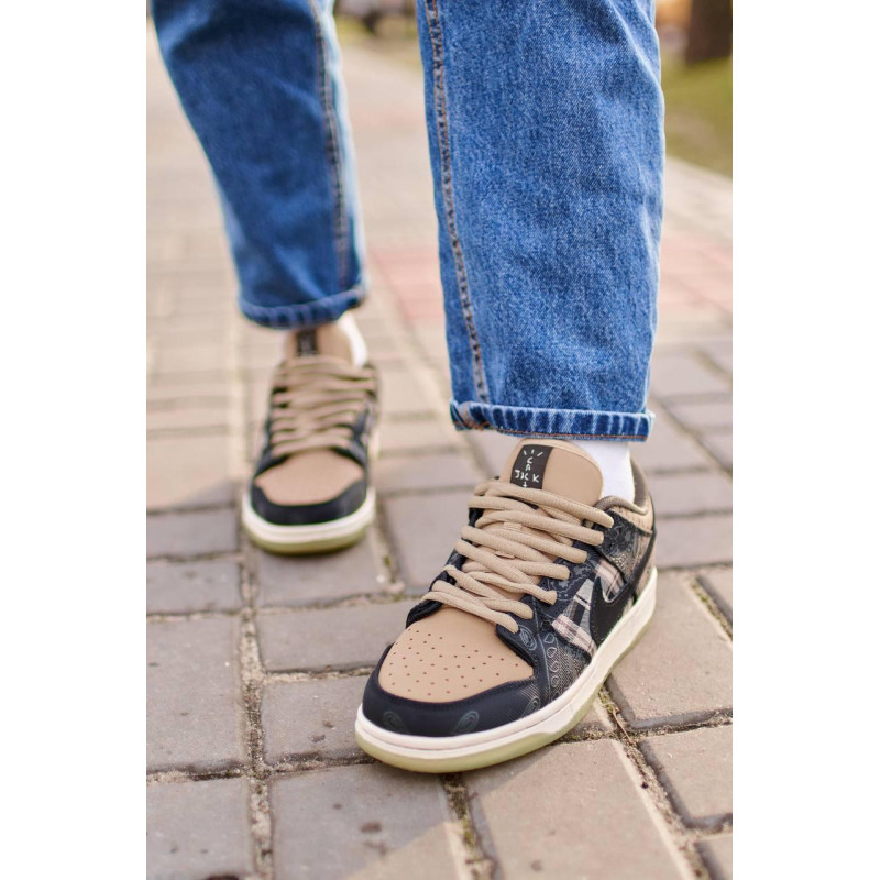 Кросівки Nike SB Dunk Low x Travis Scott Cactus Jack Brown v2