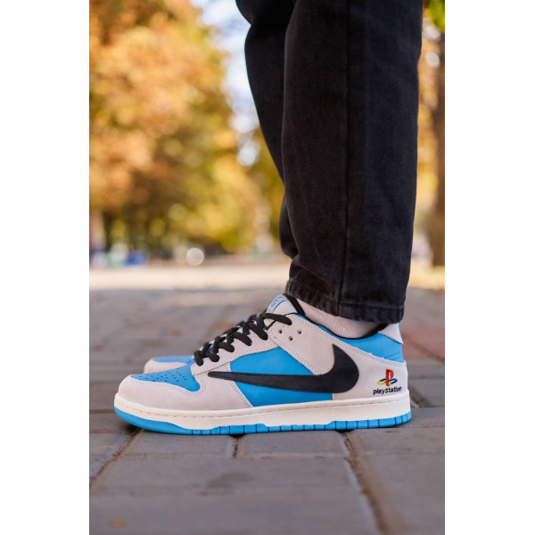 Кросівки Nike SB Dunk Low x Travis Scott PlayStation Blue