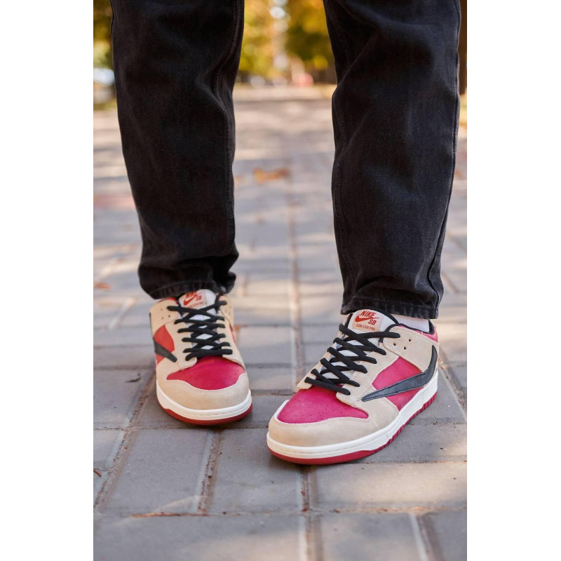 Кросівки Nike SB Dunk Low x Travis Scott PlayStation Red